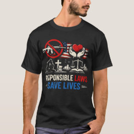 Verantwoorde Wetten Redden Levens T-shirt