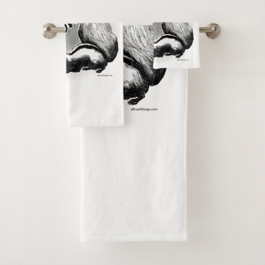 Verantwoordelijk blijven bad handdoek (Insitu)