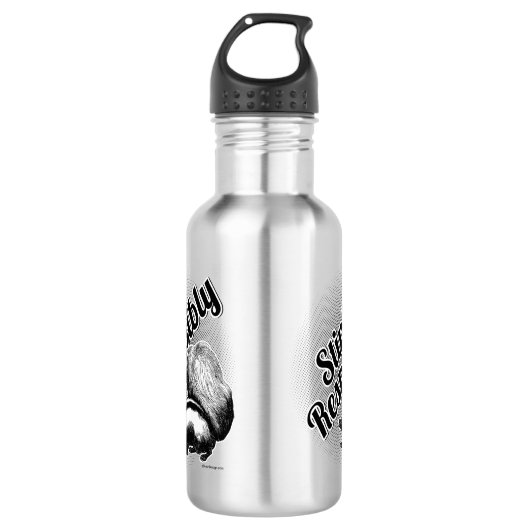 Verantwoordelijk blijven waterfles  (Voorkant)