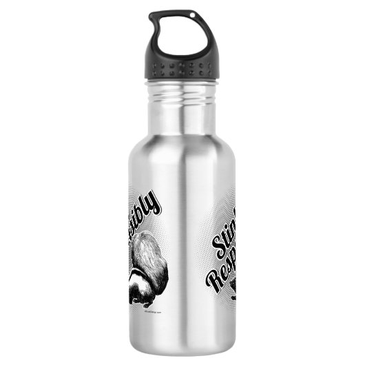 Verantwoordelijk blijven waterfles  (Achterkant)