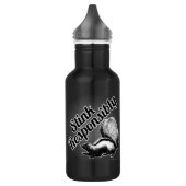 Verantwoordelijk blijven waterfles (Links)