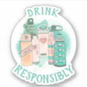 Verantwoordelijk Drink Sticker (Voorkant)