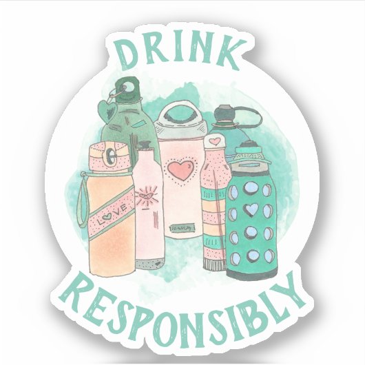 Verantwoordelijk Drink Sticker (Voorkant)