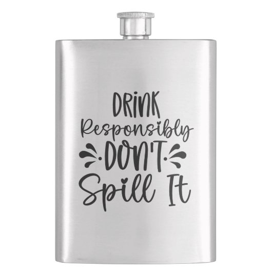 Verantwoordelijk drinken flacon (Voorkant)