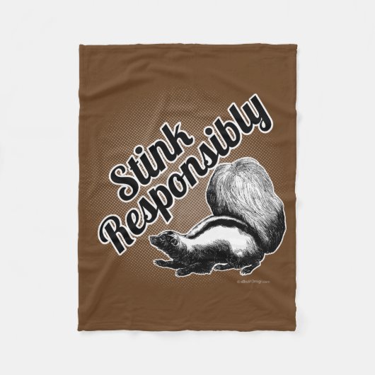 Verantwoordelijk Fleece Deken (Voorkant)