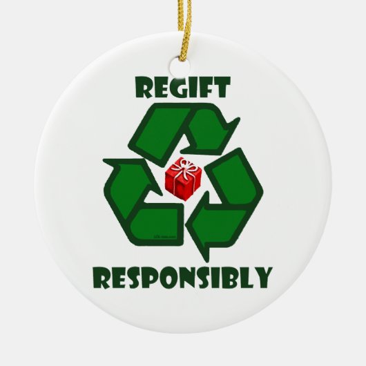 Verantwoordelijk Keramisch Ornament (Voorkant)