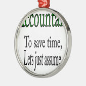 VERANTWOORDELIJK METALEN ORNAMENT (Links)