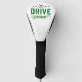 Verantwoordelijk rijden golfheadcover (Voorkant)