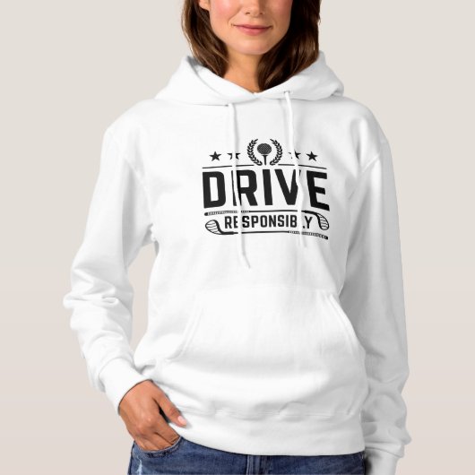 Verantwoordelijk rijden hoodie (Voorkant)