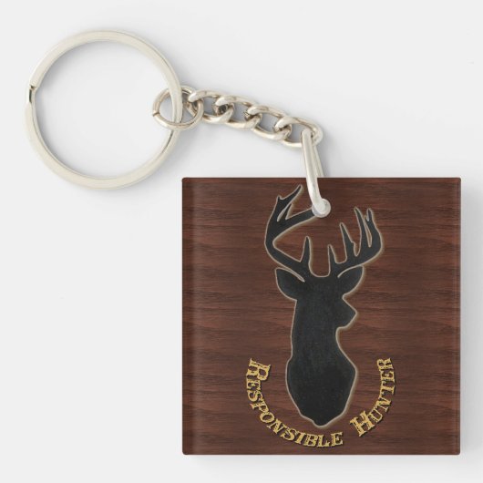 Verantwoordelijk Sleutelhanger Hunter Deer Pattern (Voorkant)