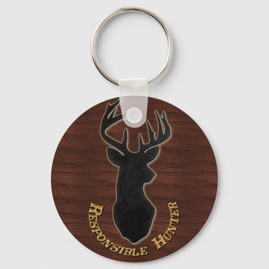 Verantwoordelijk Sleutelhanger Hunter Deer Pattern (Voorkant)
