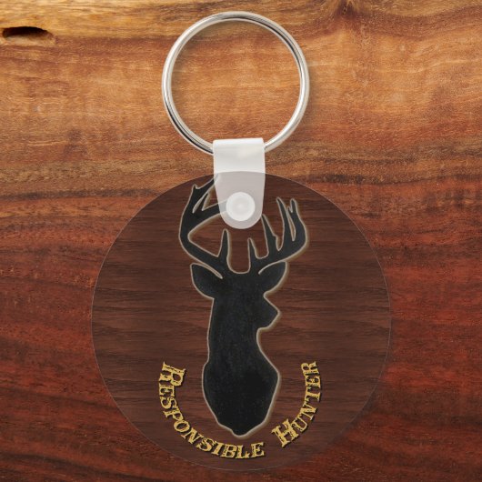 Verantwoordelijk Sleutelhanger Hunter Deer Pattern (Voorkant)