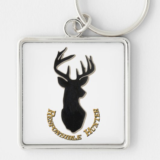 Verantwoordelijk Sleutelhanger Hunter Deer Pattern (Voorkant)