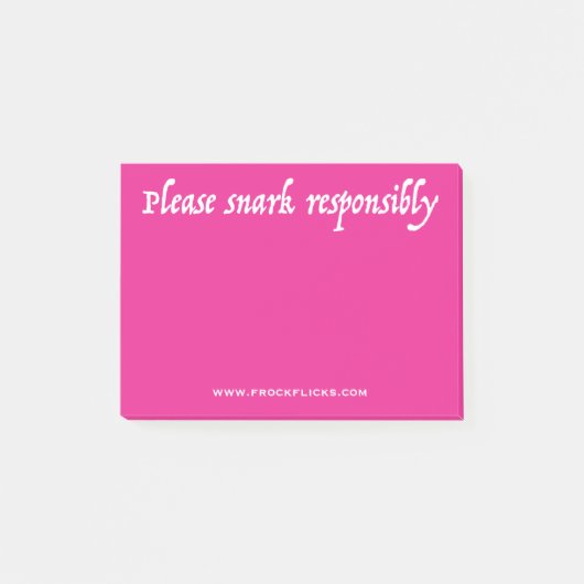 Verantwoordelijk Snark - Sticky Notes (Voorkant)