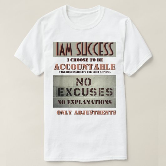VERANTWOORDELIJK T-SHIRT (Design voorkant)