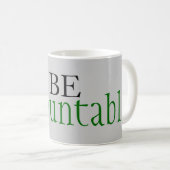 Verantwoordelijk zijn koffiemok (Voorkant rechts)