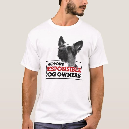VERANTWOORDELIJKE EIGENAREN GSD T-SHIRT (Voorkant)