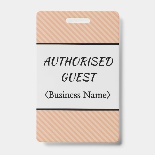 Verantwoordelijke "GEMACHTIGDE GASTEN"-badge Badge (Front)