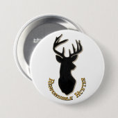 Verantwoordelijke Hunter Deer Pattern-Button Ronde Button 7,6 Cm (Voorkant /achterkant)