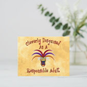Verantwoordelijke volwassene briefkaart (Staand voorkant)