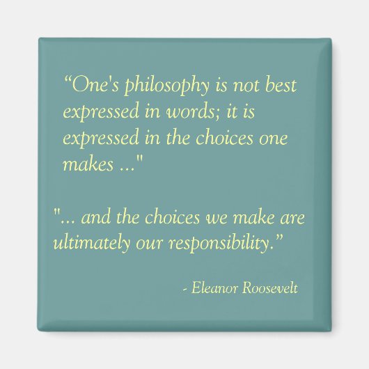 Verantwoordelijkheidsmagneet Magneet (Voorkant)