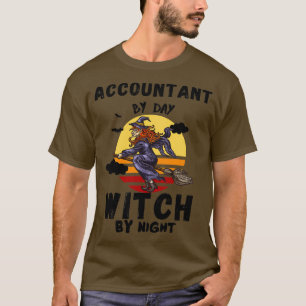 Verantwoorder per dag heks voor nacht grappig hall t-shirt