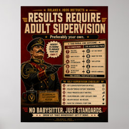 Verantwoording Bureau Poster | Roland K. Voss