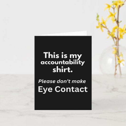 Verantwoording Grappige Quote Kaart (Gele Bloem)