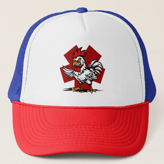 Verärgerter Hahn Trucker Pet (Voorkant)