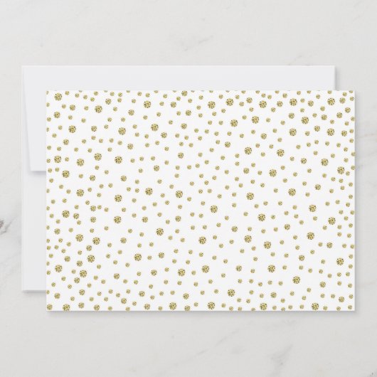 Veras 60ste verjaardag met foto - Goud Wit Kaart (Achterkant)