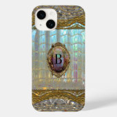 Veraspece Zoet Baroque Monogram Case-Mate iPhone Case (Achterkant)
