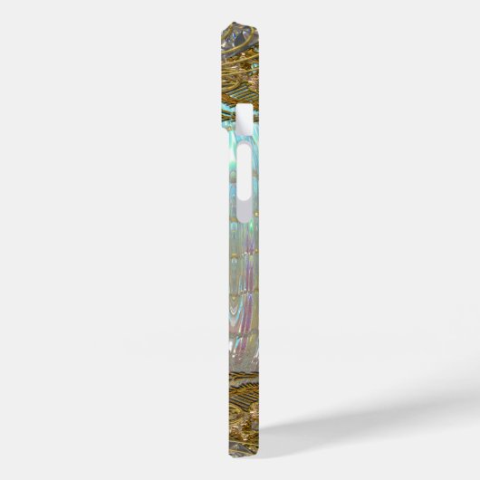 Veraspece Zoet Baroque Monogram Case-Mate iPhone Case (Achterkant / Links)