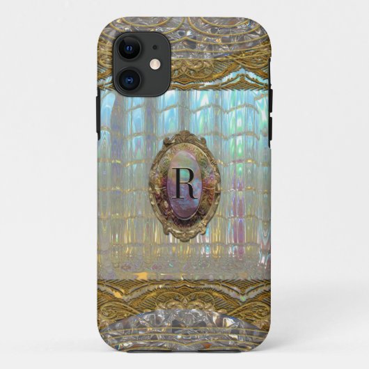 Veraspeece Baroque Monogram Case-Mate iPhone Case (Achterkant)