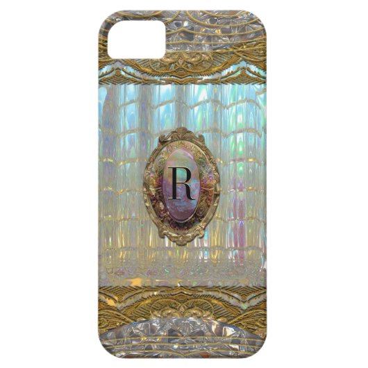 Veraspeece Baroque Monogram Case-Mate iPhone Case (Achterkant)