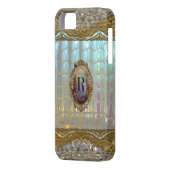 Veraspeece Baroque Monogram Case-Mate iPhone Case (Achterkant Links)
