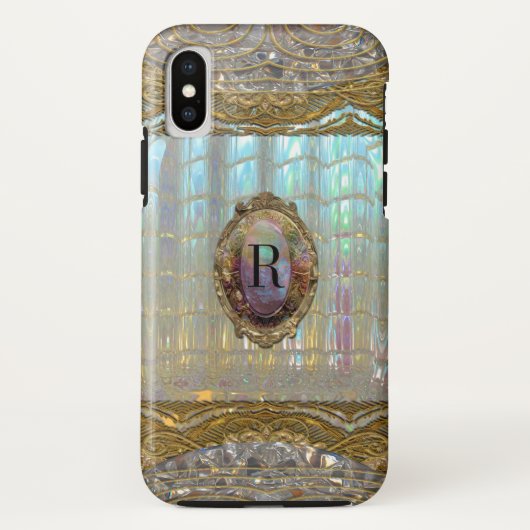 Veraspeece Baroque Monogram Case-Mate iPhone Case (Achterkant)