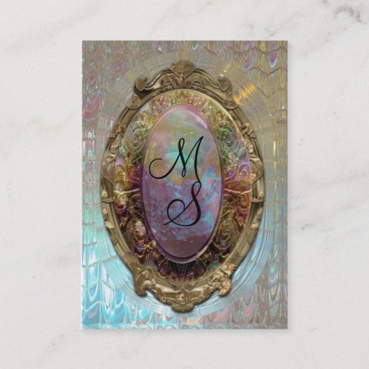 Veraspeece Baroque Monogram Professional Visitekaartje (Voorkant)