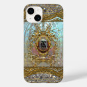 Veraspeece Merci Baroque Monogram Case-Mate iPhone Case (Achterkant)