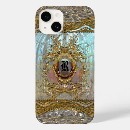 Veraspeece Merci Baroque Monogram Case-Mate iPhone Case (Achterkant)
