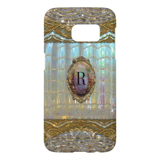 Veraspeece Sweet Baroque Girly Unique Monogram Case-Mate Samsung Galaxy Hoesje (Achterkant)