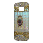 Veraspeece Sweet Baroque Girly Unique Monogram Case-Mate Samsung Galaxy Hoesje (Achterkant Links)
