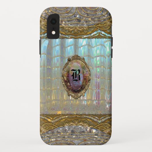 Veraspeece Sweet Baroque XR Monogram Case-Mate iPhone Case (Achterkant)