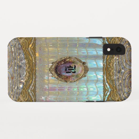 Veraspeece Sweet Baroque XR Monogram Case-Mate iPhone Case (Achterkant (horizontaal))