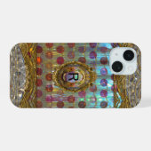 Veraspolka Barok Monogram iPhone 15 Case (Achterkant horizontaal)