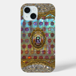 Veraspolka Baroque Monogram iPhone 15 Case