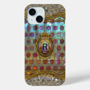 Veraspolka Baroque Monogram iPhone 15 Case