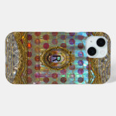 Veraspolka Baroque Monogram Case-Mate iPhone Case (Achterkant (horizontaal))