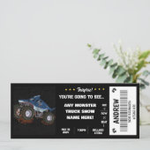 VERASSENDE MONSTER TRUCKS Cadeaubon Kaart (Staand voorkant)