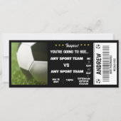 VERASSENDE VOETBALCADEAUBILJET KAART (Voorkant)