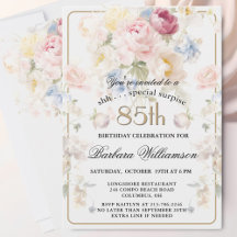 VERASSING Elegante Geschilderde Bloemige 85e Verja
